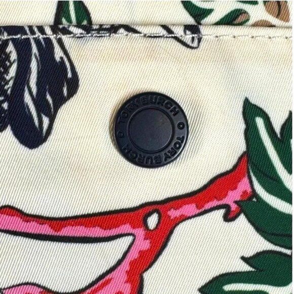 Tory Burch Rare Tilda Medium Printed Nylon Crossbody with COA - Picture 6 of 17